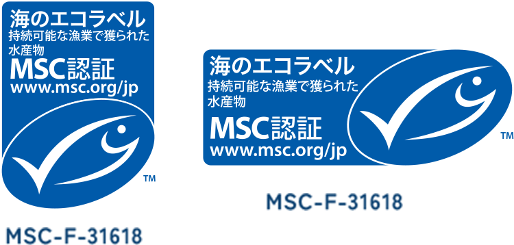 海のエコラベル 持続可能な漁業で獲られた水産物 MSC認証 www.msc.org/jp ™ MSC-F-31618