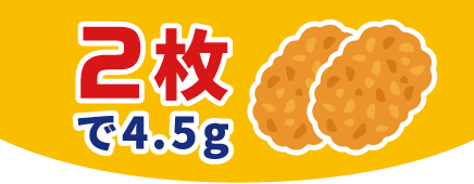 2枚で4.5g