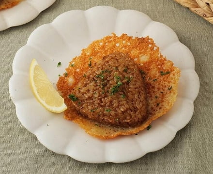 チーズの羽根つき焼きおにぎり